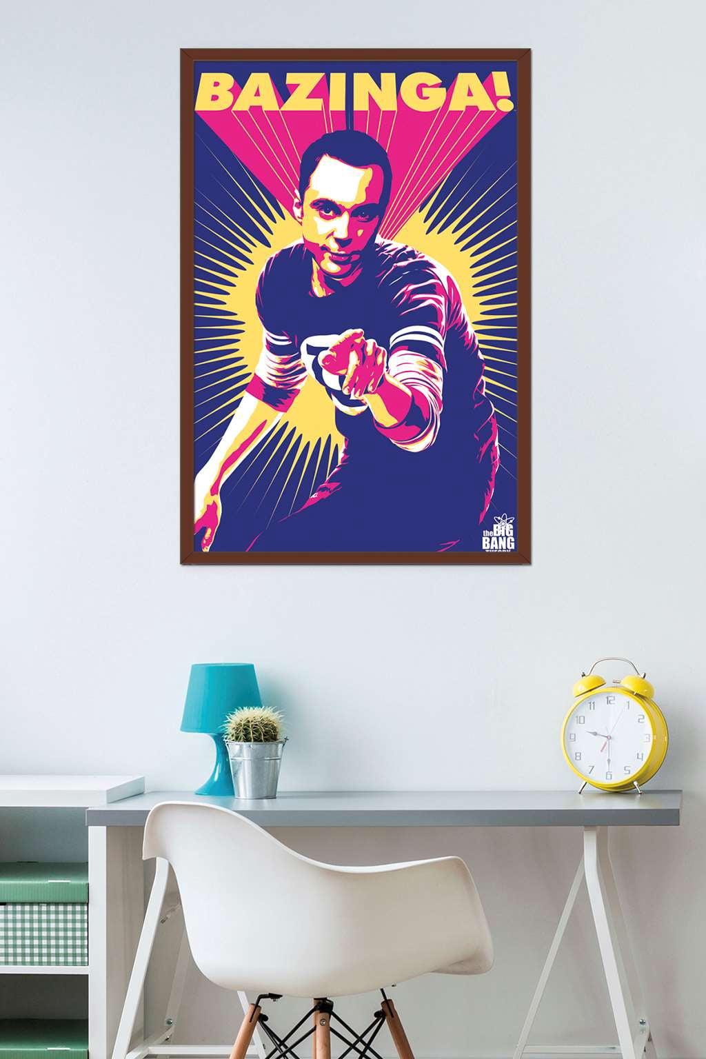 The Big Bang Theory - Sheldon Wall Poster, 22.375" x 34", Framed