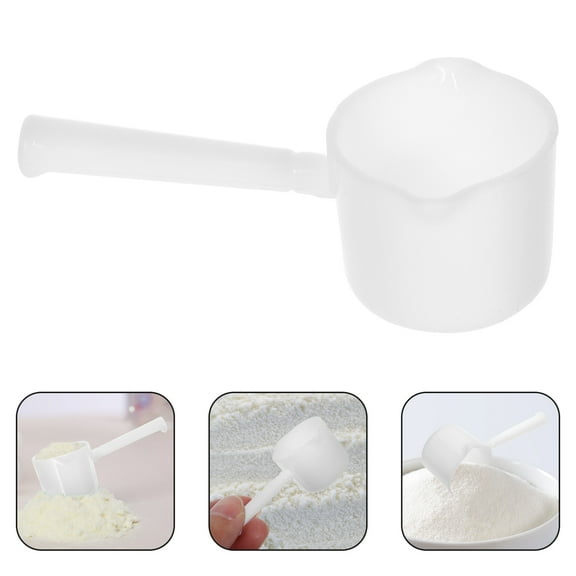 Niceauty 20Pcs Canister Scoops White PP for Cooking Baking Kitchen Tools