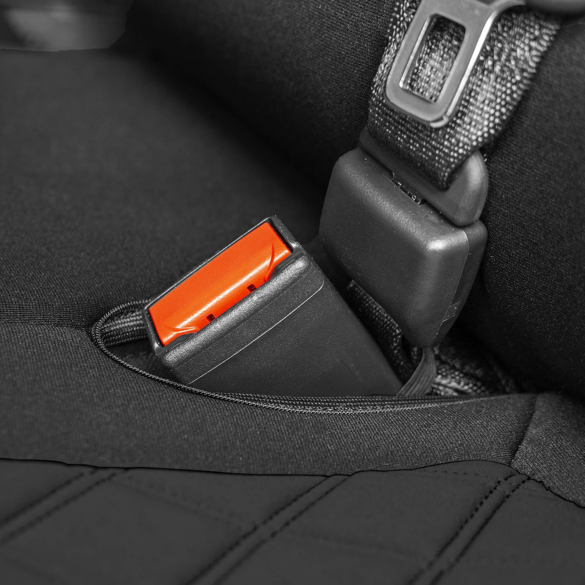 For Chevrolet Equinox 2018-2023 FH Group Neoprene Waterproof Custom Fit Car Seat Covers - Black Rear Set