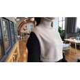 thumbnail image 5 of Zhengup Winter Knitted Turtleneck Fake Collar Unisex Half Blouse Pullover Dickey False Collar Faux Collar, 5 of 6