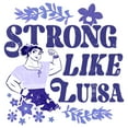 thumbnail image 2 of Women's Encanto Strong Like Luisa Ornate Flower  Graphic Tee White Medium, 2 of 4