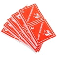 thumbnail image 1 of 20pcs Flammable Liquid Stickers Adhesive Warning Stickers Flammable Liquid Shipping Labels, 1 of 8