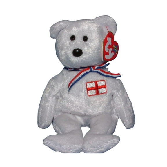 Ty Beanie Baby: England the Bear - Flag - UK Exclusive | Stuffed Animal | MWMT