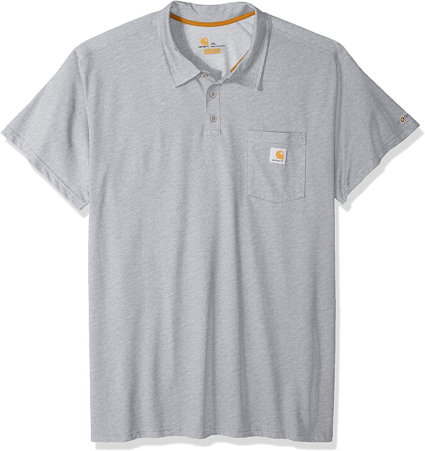 Carhartt Men's Force Cotton Delmont Pocket Polo (Regular and Big & Tall ...