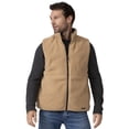 thumbnail image 2 of Free Country Men's Pine Creek Quilted Reversible Vest Olive S, 2 of 6