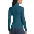 thumbnail image 4 of MANIFIQUE 2 Packs Women's Turtleneck Long Sleeve Shirts Fall Fashion Basic Thermal Underwear Tops Winter Clothes 2026, 4 of 6