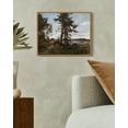 thumbnail image 3 of Drsoum Vintage Woodland Pathway Landscape Wall Art Rustic Retro Framed Forest Scenery Prints Farmhouse Classic Decorations for Living Room Bathroom 8x10in Natural Framed, 3 of 6