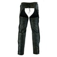 thumbnail image 5 of Dream Apparel Brown Motorcycle Leather Chaps for Men Women Riding Cowboy Biker Pants, 5 of 5