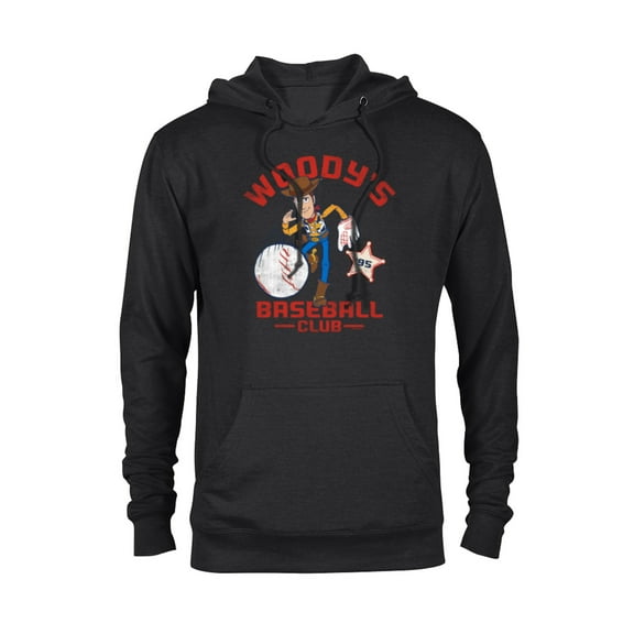 Disney and Pixar’s Toy Story Woody’s Baseball Club 95 Sports - Pullover Hoodie for Adults - Customized-Black