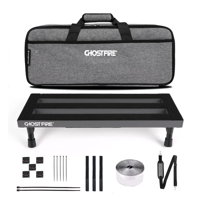 Pedalera de guitarra GHOSTFIRE SPL-02, aleación de aluminio, 0,7 kg