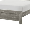 thumbnail image 4 of Eby King Size Bed- Rustic Farmhouse Style- Gray Finish Wood Veneer, 4 of 8
