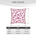 thumbnail image 4 of Xecao Lilies Flowers Print Soft Velvet Decorative Throw Pillow Covers, Square Cushion Cases for Bed, Sofa, Living Room, Car, and Indoor Outdoor Use-20"x20", 4 of 8