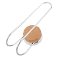 thumbnail image 2 of Organizador de accesorios para el cabello: gancho de pared de acero inoxidable, soporte para diademas, cintas para el cabello, soporte para coleteros con ventosa para baño, color plateado., 2 of 7