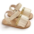 thumbnail image 4 of Baby Girl Sandals Summer Crib Shoes Bowknot Soft Sole Infant Girls Princess Dress Flats First Walker Shoes, 4 of 7