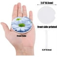 thumbnail image 2 of FMSHPON Oil Painting Style Summer White Daisy Set of 4 Car Coaster for Drinks, Absorbent Ceramic Stone Coasters Cup Mat with Cork Base for Home Kitchen Room Coffee Table Bar Decor, 2 of 5