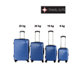 thumbnail image 2 of Travel Elite - Set 4 Maletas Rígidas de Viaje, G (25 kg), M (20 kg), C (10 kg), Carry On (8kg), Varios Colores azul Unitalla, 2 of 5