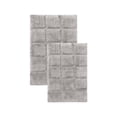 thumbnail image 2 of BNM Non-Slip Washable Bath Rug Set, 20" x 30", 24" x 36", Silver, 2 of 8