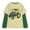 Khaki green, tractor, variant on John Deere Tractor 2fer Waffle Knit Long Sleeve T-Shirt Toddler to Little Kid