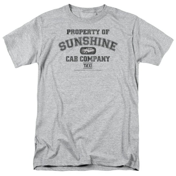 Taxi Men's Property Of Sunshine Cab T-shirt Large Heather