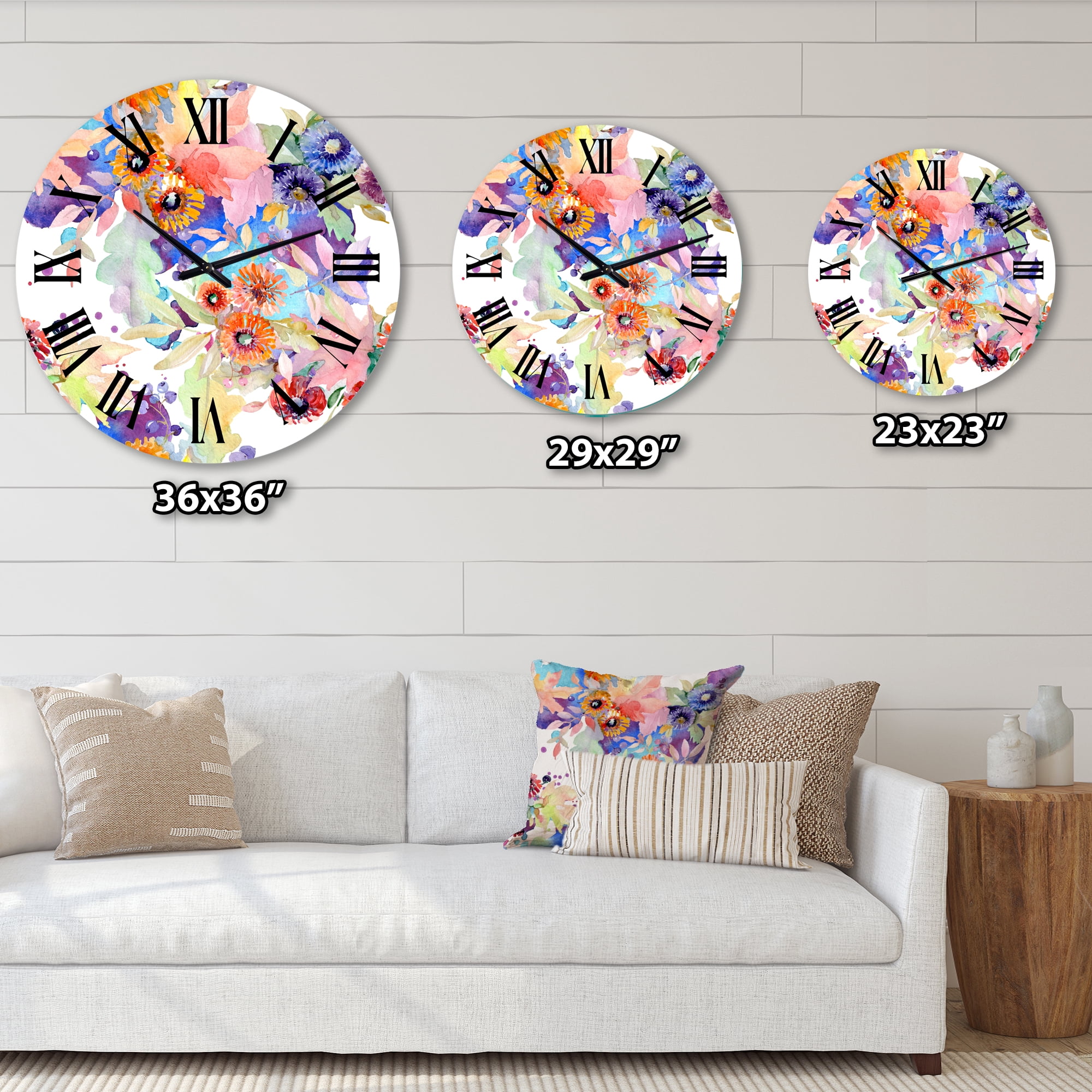 Designart 1 in Quartz Modern/Contemporary Wall Clock