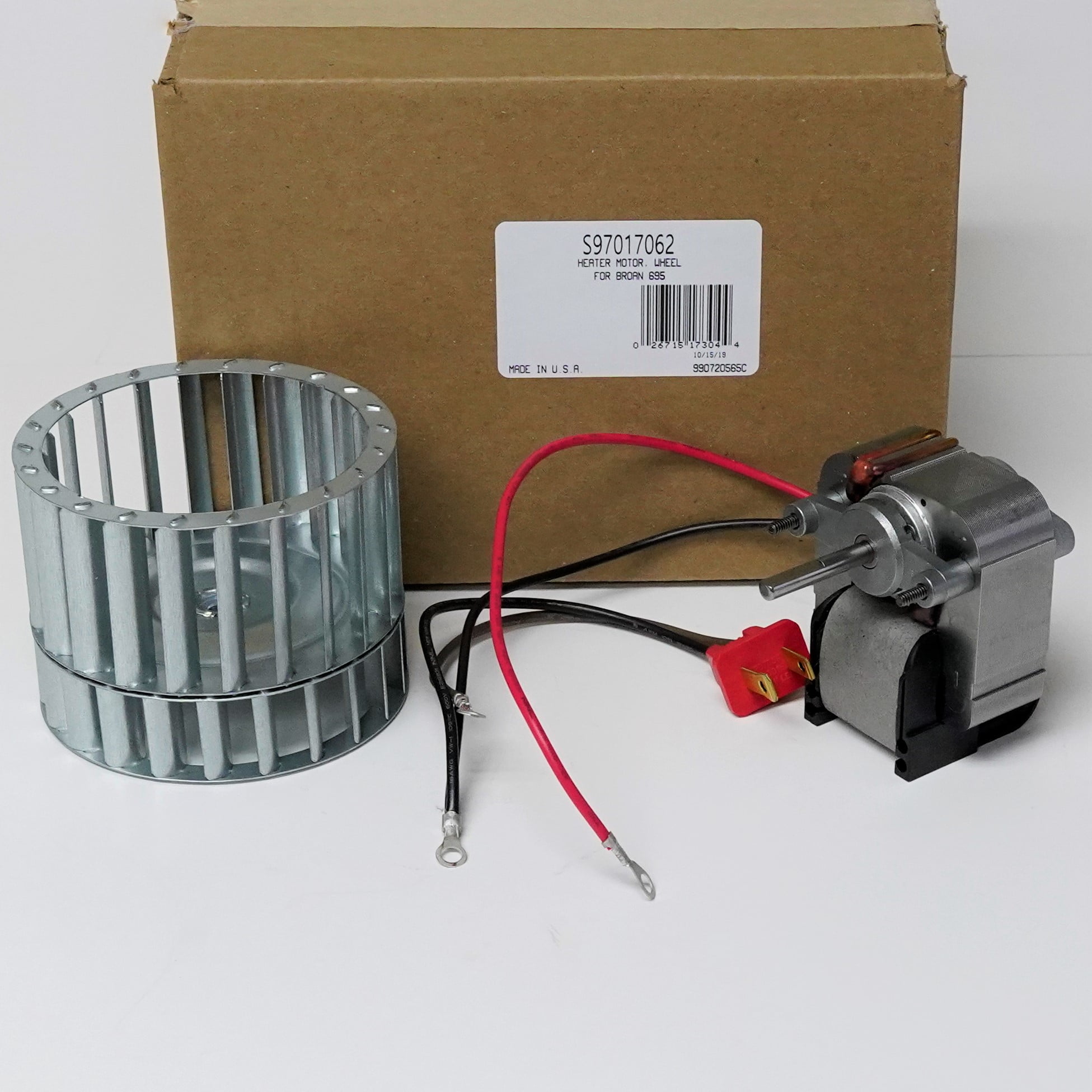 BROAN 97012041 Motor and Blower Wheel