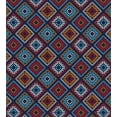 thumbnail image 3 of Ambesonne Aztec Duvet Cover Set, Folk Motifs in Vivid Colors, 2-Calking, Night Blue Multicolor, 3 of 7