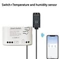 thumbnail image 2 of Tuya Smart Life WiFi Switch Relay Temperature Humidity Monitoring Thermostat Sensor Passive Dry Contact DC 7-32V, 2 of 10