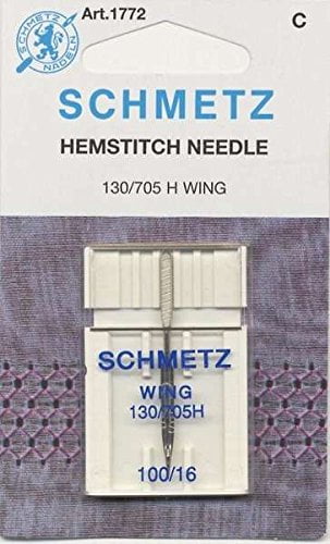 Schmetz Hemstitch/Wing Machine Needles Size 16/100 by Schmetz
