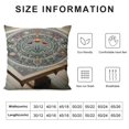 thumbnail image 5 of Leisuo  Decorative Throw Pillow Case Cushion Cover Colorful Plumeria Exotic Tiki Pattern Abstract Ethnic Fish Flower Hawaiian Cases Square Pillowcases Covers, 5 of 5