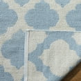 thumbnail image 4 of SAFAVIEH Montauk Proinsias Geometric Cotton Area Rug, Light Blue/Ivory, 6' x 6' Square, 4 of 8