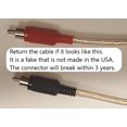thumbnail image 1 of IEC 18 AWG 6 'Par de alambres de ala con machos RCA - Negro/Rojo, 1 of 2