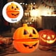 thumbnail image 5 of Calabaza de caramelo, dulces de calabaza, recuerdos de decoración, suministros naranjas, contenedor Amosfun 6 piezas, 5 of 9