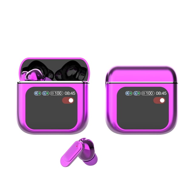 Auriculares Bluetooth Inalámbricos Auriculares Bluetooth Inalámbricos, Pantalla de Pantalla Inteligente a Color Lcd, Reducción de Ruido Anc