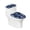 Colorful Turtle and Flower Pattern, variant on HELLHERO Cow Print Pattern Stretch Polyester Toilet Dust Cover Set Fits All Toilet Shapes Toilet Top Cover & Easy to Clean for Modern Bathrooms