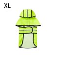 thumbnail image 2 of Billuyoard Chubasquero universal reflectante de noche para mascotas, chaqueta de lluvia transpirable con capucha, mono, ropa impermeable para Ropa para mascotas Verde Fluorescente XL, 2 of 6
