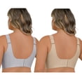 thumbnail image 3 of Daystry Plus Size Everyday Bras for Women Full Coverage Soft Sleep Wirefree Bras Pack of 2 New Upgrade, 3 of 10