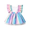 thumbnail image 1 of ZAXARRA Baby Girl Clothes Sleeveless Ruffle Lace Tutu Romper+Top Outfit Set, 1 of 5