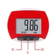 thumbnail image 4 of EeaseCA Podomètre Multifonction Portable Podomètre de Course Outil d'Information de Mise en Forme Fournitures de Sport Accessoires pour Homme Femme (Rouge), 4 of 7