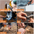 thumbnail image 5 of Fathers Day Mens Gifts for Husband Dad, Pocket Multitool with LED Fire Starter, Birthday Dad Gifts for Men Him, 12-in-1 Pocket Tools for Fishing Camping Gear, EDC Gear Tools, Cool Gadgets Stuff, 5 of 8