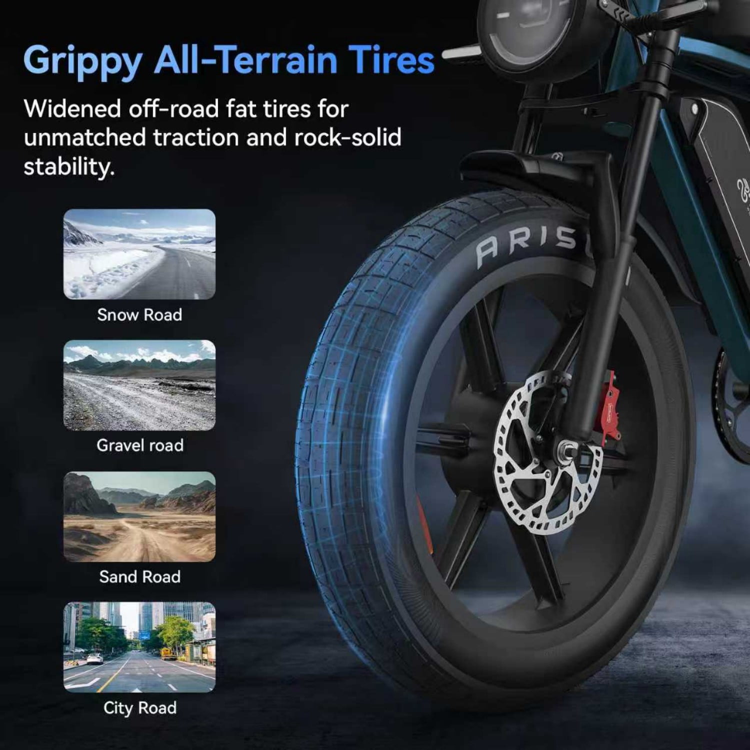 JANSNO X70 Pro Fat Tire Electric Bike,1000W Motor,48V 34Ah Dual Removable Batteries,30MPH,7-Speed,UL2849 Certified,80-Mile Range
