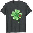 thumbnail image 3 of QIPOPIQ T-Shirts à Manches Courtes pour Femmes Col Rond T-Shirts de la Saint-Patrick Tunique Col Rond Shamrock T-Shirt Vert Chemise St Patricks T-Shirts Jour Élastiques Confortables Unis T-Shirts de Vacances Graphiques Offres, 3 of 3