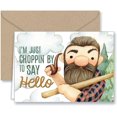 thumbnail image 3 of Lumberjack Thank You and General Note s & Kraft Envelopes - 25 Pack, 3 of 5