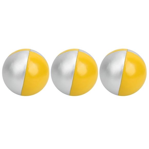Juggling Toss Ball, Soft PU Portable Juggling Ball, Juggling Ball, For Kids Juggling Performances Tear-resistant Yellow/silver