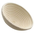 thumbnail image 1 of Bewildely Cesta de mimbre de varios tamaños, redonda ovalada rústica para fermentación de pan, cesta de mimbre, cuenco para hornear, utensilio de Herramientas y accesorios para hornear 13*6cm Bewildely JJ19535-02B, 1 of 6