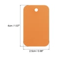 thumbnail image 3 of Etiquetas plásticas en blanco impermeables con agujero para identificación de productos, 2.5x4cm/0.98x1.57" Paquete de 100, Naranja, 3 of 6