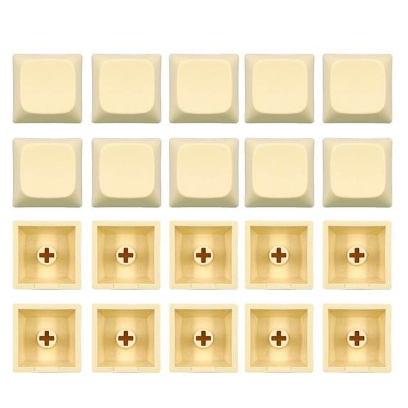 20PCs PBT Blank DIY Keycap Mechanical Keyboard Installation 1U 1X XDA Profile No Print Keycap Set for MX Switches