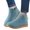 Light Blue, variant on Reduced Price ! Aqestyerly Women's Winter Boots Women Vintage Round toe Flat Heel Boots Thick Bottom Short Shoes