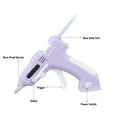thumbnail image 4 of Pistola de Pegamento Caliente Inalámbrica, Kit de Pistola de Pegamento de Calentamiento rápido Recargable de Ahorro de Energía Con 10 Mini Barras de Pegamento, Kit de Pistola de, 4 of 7
