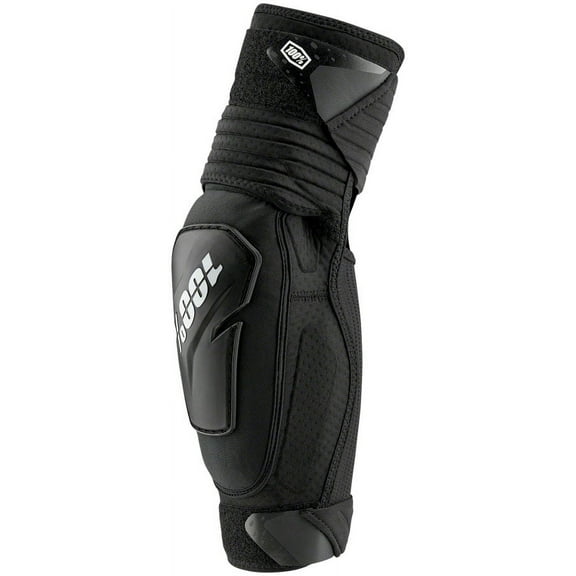 100% Fortis Elbow Guards (Lg-XL, Black)