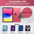 thumbnail image 6 of MoKo Keyboard Case for iPad A16 11th/10th Generation Case (2025/2022） with Pencil Holder,7 Colors Backlight Detachable Bluetooth Keyboard Case Cover,Pink, 6 of 8